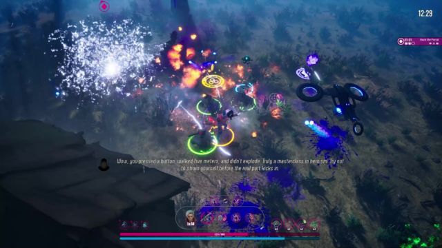 Lối chơi của Code of Shadows là bắn súng top-down phong cách Bullet Hell thời gian thực