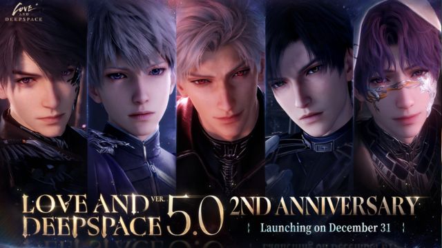 Bản cập nhật Love and Deepspace 5.0 kỷ niệm sinh nhật 2 tuổi