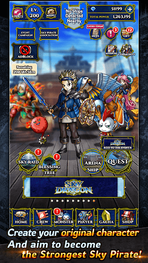 Tạo ra nhân vật của riêng bạn, trở nên mạnh mẽ nhất trên bầu trời