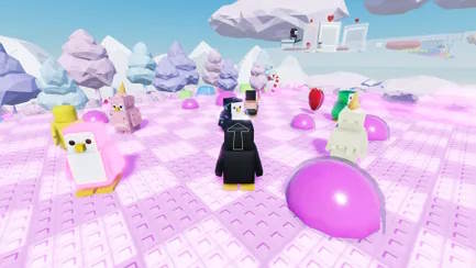Bản đồ Bubblegum Bayou trong game Knockout Roblox