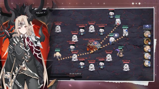 Cơ chế chiến đấu theo lượt, yêu cầu người chơi sắp xếp đội hình hợp lý