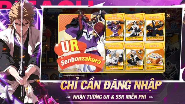 Chỉ cần đăng nhập, nhận tướng UR, SSR miễn phí