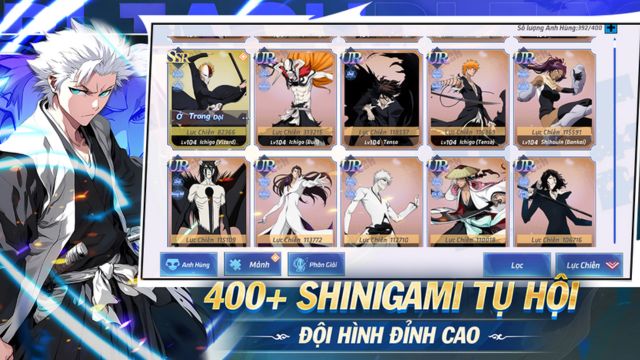 Hơn 400 Shinigami tụ hội, đội hình đỉnh cao