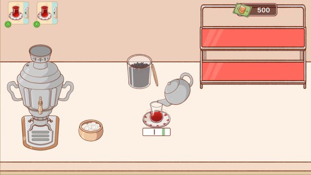 Vào vai ông chủ tiệm trà với công việc hàng ngày là pha trà, phục vụ khách hàng