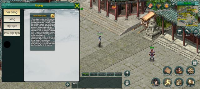 Hệ thống võ học phong phú, cho phép bạn lĩnh hội và thi triển