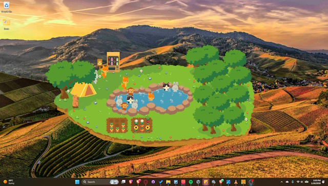 Capy's Hot Springs Haven là game mô phỏng dễ thương chạy trên desktop