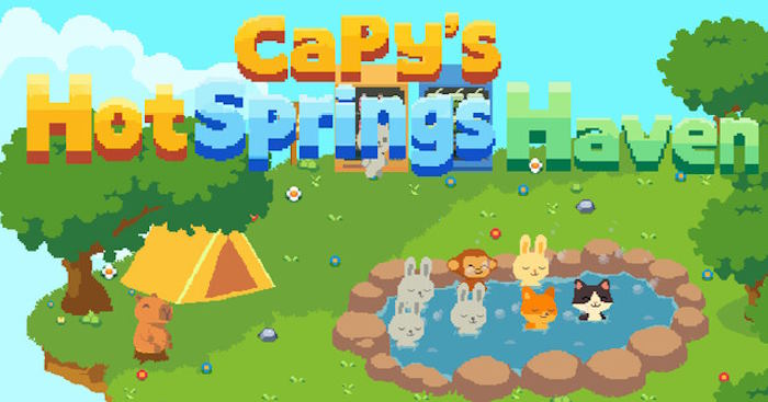 Capy's Hot Springs HavenDemoGame thiên đường suối nước nóng ấm cúng