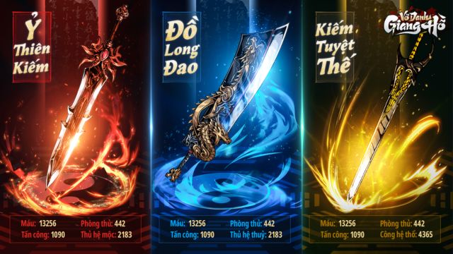 Hệ thống trang bị và vũ khí độc đáo để mình tự do thu thập và cường hóa