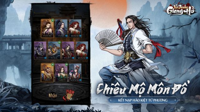 Lối chơi chiến thuật đấu tướng rảnh tay với việc người chơi trang bị các chiêu thức để hỗ trợ