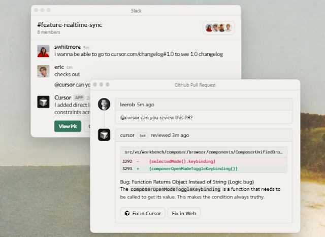 Cursor AI đưa ra các đề xuất code thông minh, phát hiện lỗi tự động và tối ưu hóa mã