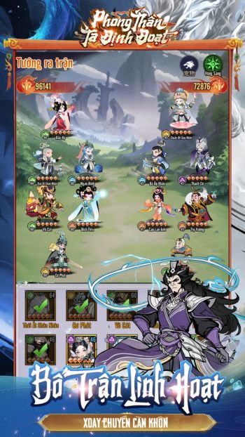 Bố trận linh hoạt