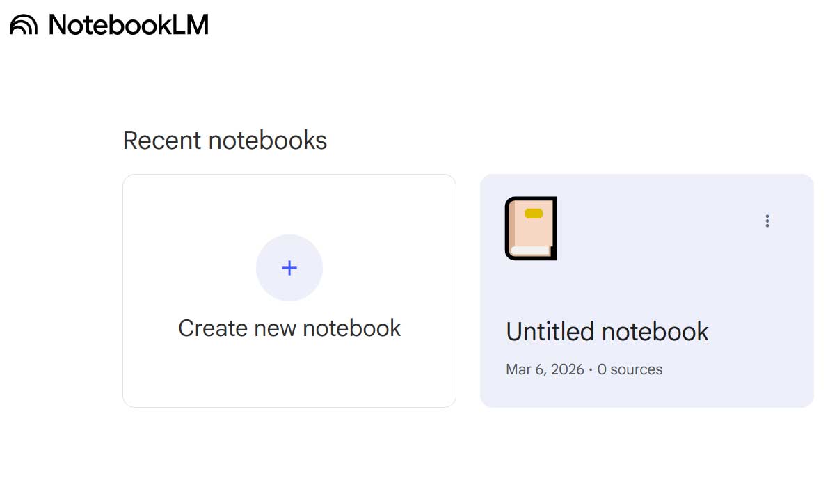 Tạo sổ tay mới