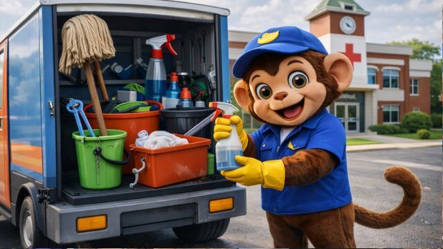 Dụng cụ chuyên dụng trong I Am Cleaner game giúp bạn làm sạch mọi không gian