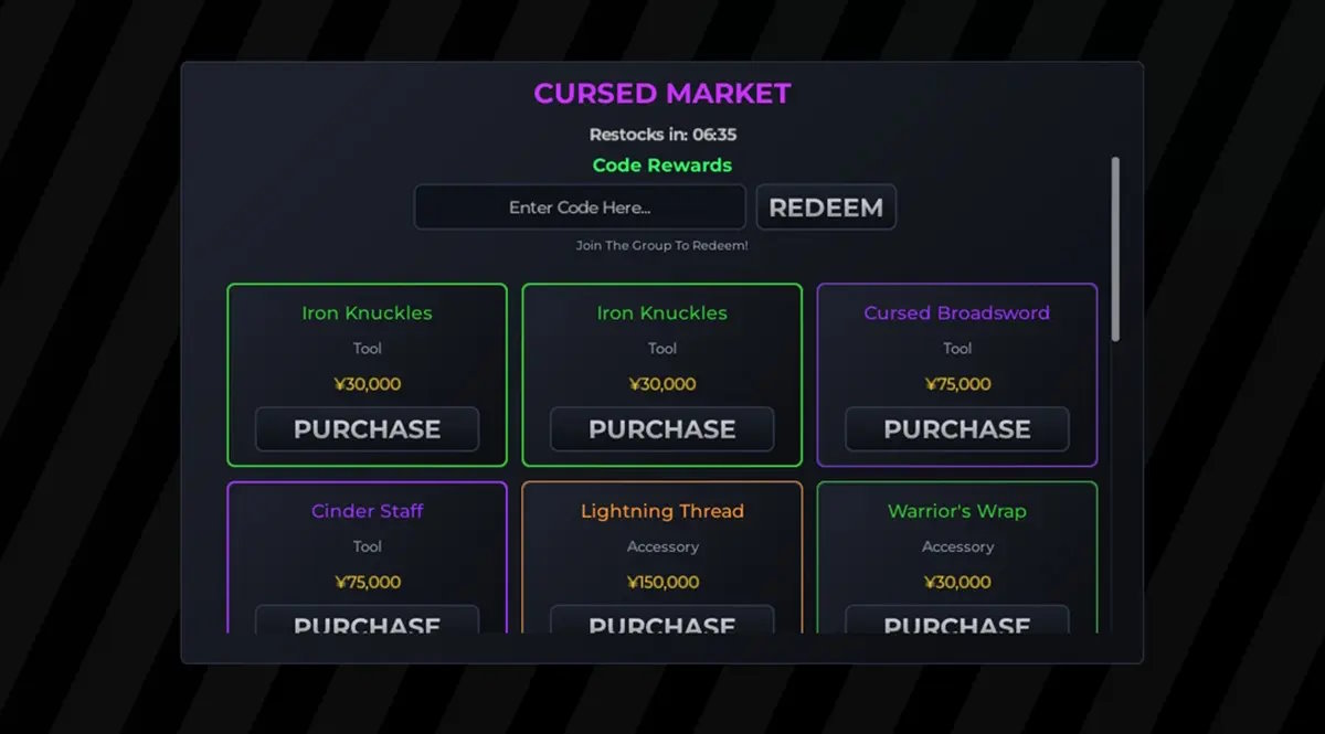 Hướng dẫn đổi code Jujutsu Kaisen Incremental