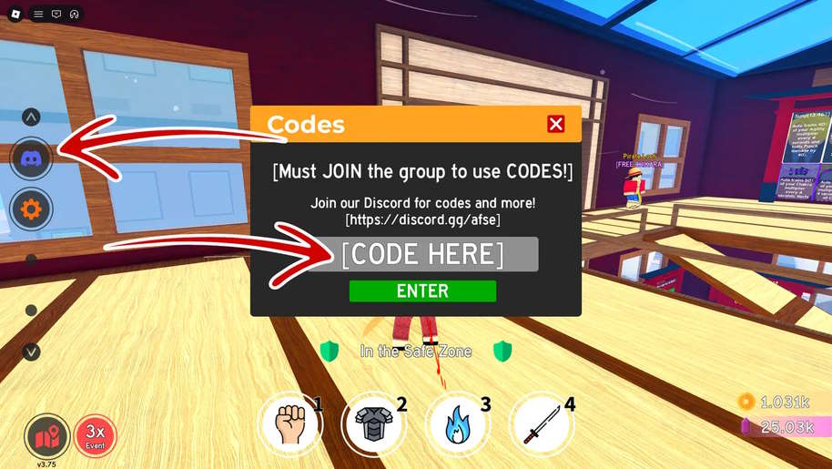 Đổi code Anime Fighting Simulator Endless