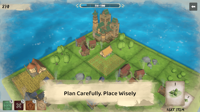 Không gian bảng chơi có hạn, vì vậy mỗi lần đặt ô đều rất quan trọng