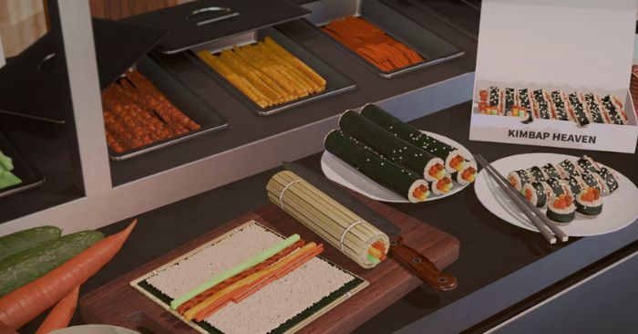Kimbap Heaven SimulatorDemoGame quản lý nhà hàng Hàn Quốc