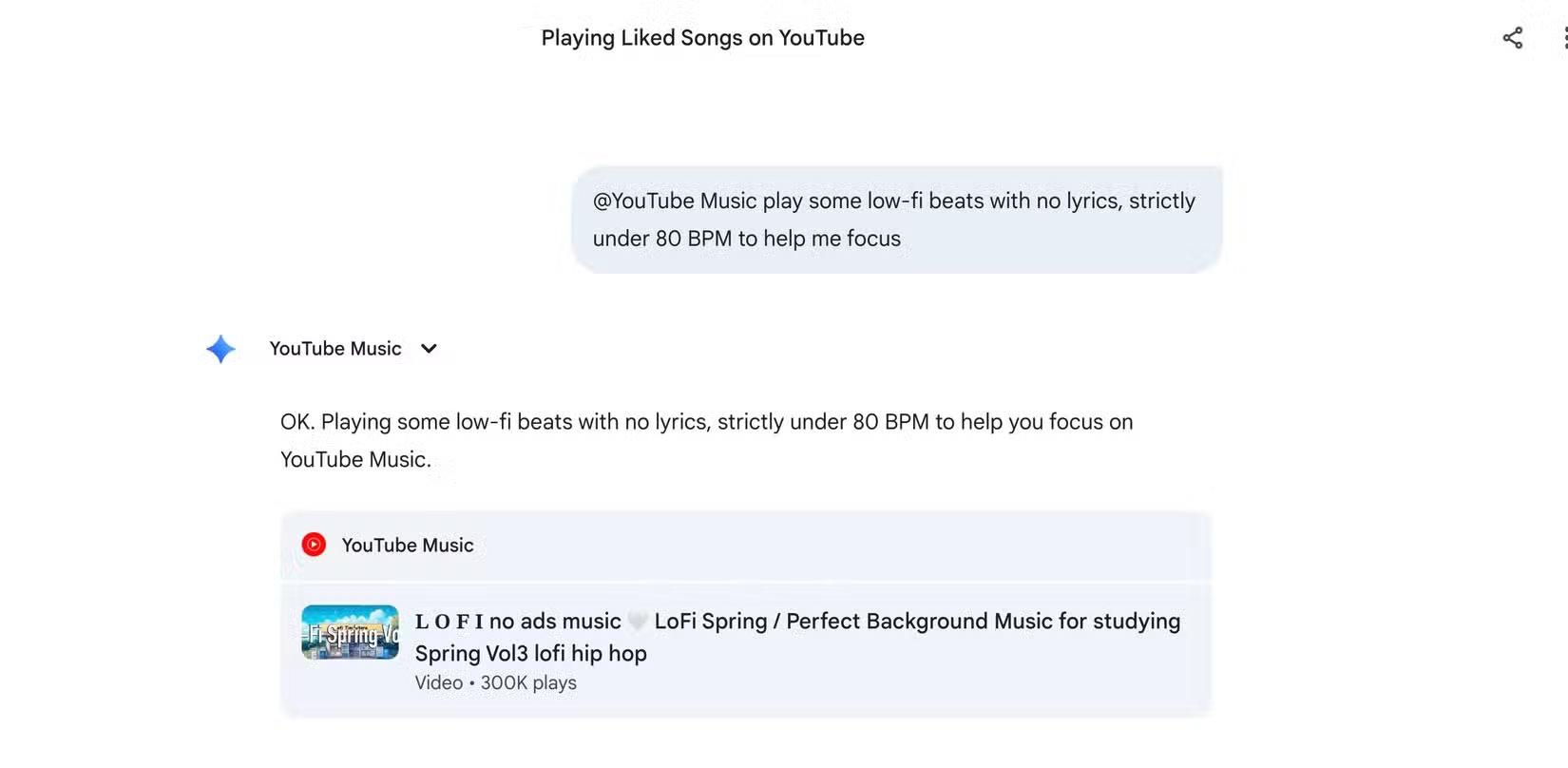 Dùng Gemini với YouTube Music