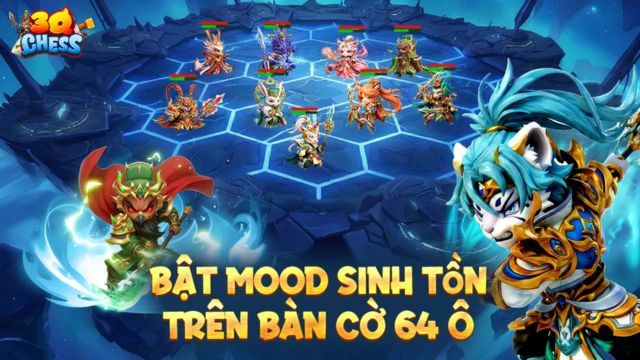 Bật mood sinh tồn trên bàn cờ 64 ô