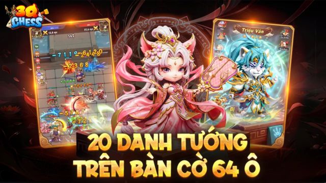 20 danh tướng trên bàn cơ 64 ô