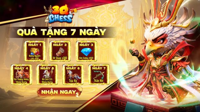 Chuỗi quà đăng nhập 7 ngày hấp dẫn