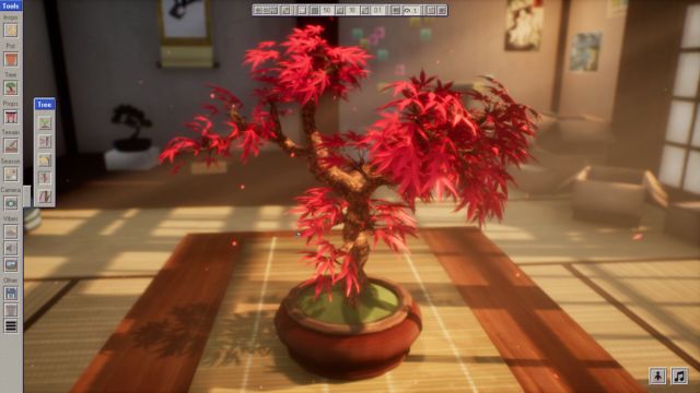 Trồng, cắt tỉa và uốn cành để tạo hình cây bonsai trong Tiny Tree Talk