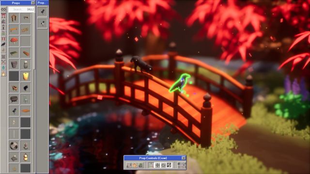 Tự do đặt các vật thể và đồ trang trí cho khu vườn mini trong Tiny Tree Talk game