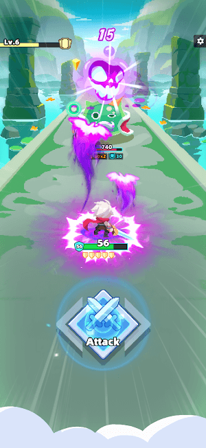 Bạn kết hợp các kỹ năng hợp lý để vượt qua kẻ thù