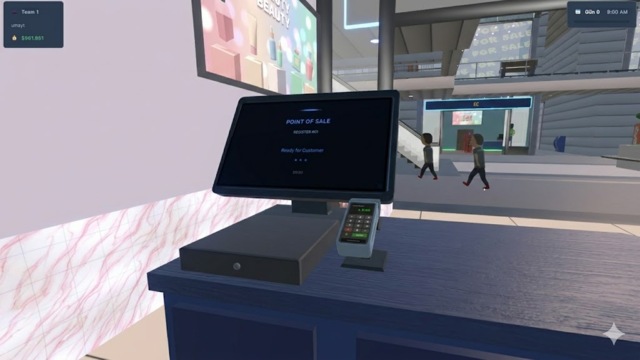 Mở một gian hàng, tranh giành khách và đánh bại đối thủ