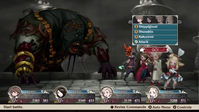 Lối chơi của Bravely Default Flying Fairy HD Remaster kết hợp giữa nhập vai với chiến thuật theo lượt