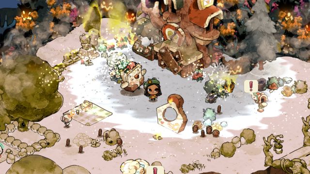 Lối chơi kết hợp giữa xây dựng, chế tạo và trang trí khu cắm trại