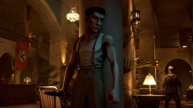 Lối chơi của Nekome: Nazi Hunter game kết hợp giữa hành động lén lút, chiến lược và cận chiến