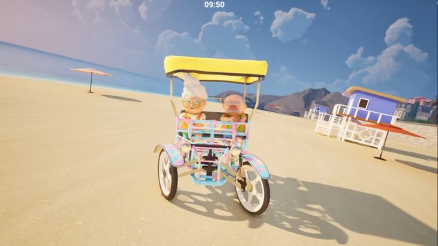 Game Rosalie là chuyến đi thú vị trên xe đạp 4 bánh dành cho 2 người chơi