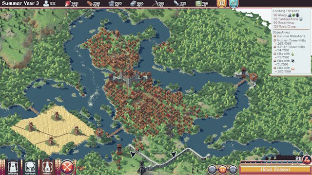 Fortifend là game xây dựng thành phố kết hợp chiến thuật thủ thành