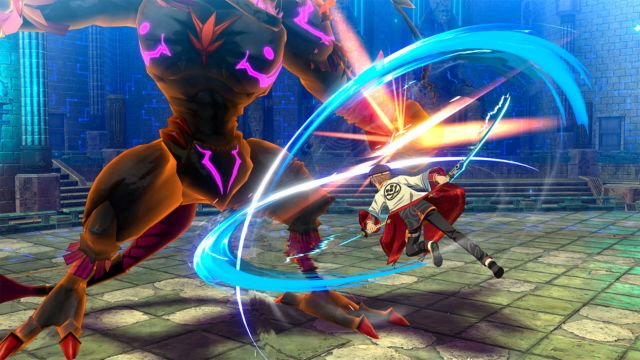 Chế độ Trận chiến 3D của KYOTO XANADU the Blooming Phantom cho phép kết hợp hai hành động cùng lúc