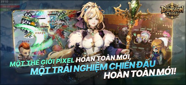 Đồ họa Pixel hoàn toàn mới, một trải nghiệm chiến đấu