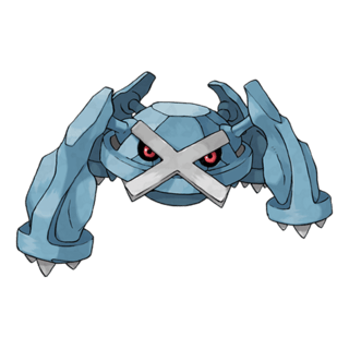 Artwork of Shadow Metagross from Pokémon GO