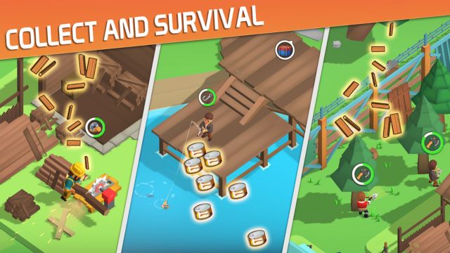 Xây dựng các cơ sở như nhà máy gỗ và bến cá trong thành phố