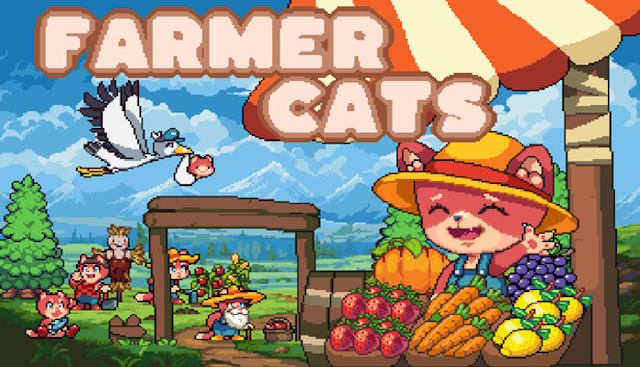 Farmer Cats là game mô phỏng nông trại thư giãn và nhẹ nhàng trên desktop