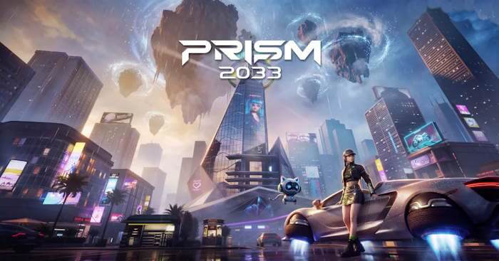 Game Prism 2033 lấy bối cảnh tương lai, trung tâm là Flux City - một đầu mối kết nối các thế giới song song