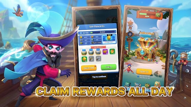 Nhận phần thưởng nhàn rỗi mỗi ngày