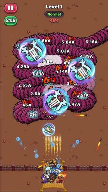 Lối chơi phòng thủ roguelike đơn giản