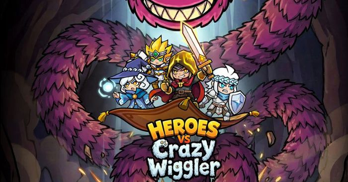Heroes vs Crazy WigglerGame chiến thuật, phòng thủ sinh tồn tốc độ cao
