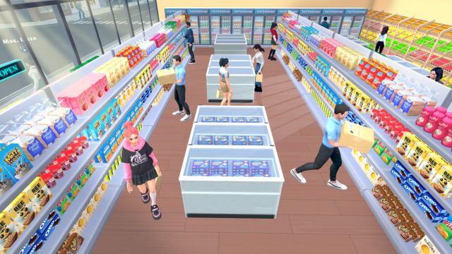 Siêu thị luôn tràn đầy các sản phẩm thực phẩm đa dạng