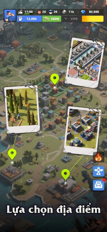 Lựa chọn địa điểm