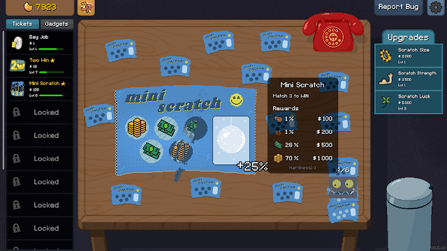 Scritchy Scratchy là game mô phỏng cào thẻ thú vị