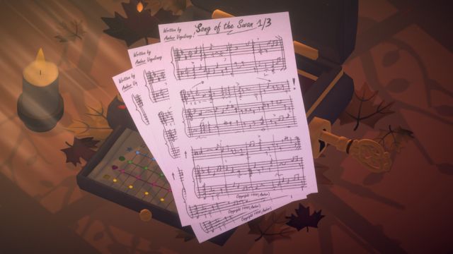 Mỗi câu đố trong Swan Song game là một bản nhạc còn dang dở