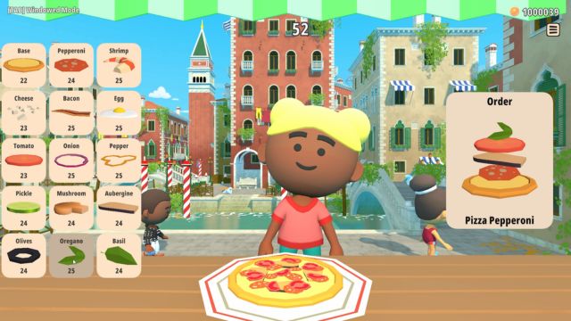 Tiny Kitchen: Pizza Edition là game làm bánh pizza kiểu Ý trong căn bếp tí hon