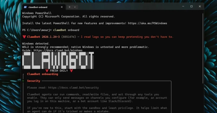 Cách cài đặt Clawdbot