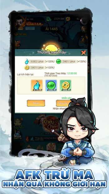 AFK trừ ma, nhận quà không giới hạn